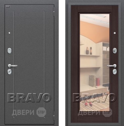 Входная металлическая Дверь Bravo Оптим Флэш Венге в Красногорск