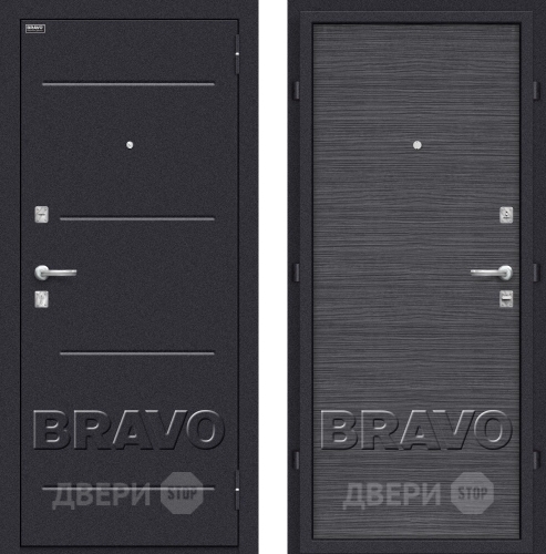 Дверь Bravo Оптим Кобра Black Wood в Красногорск