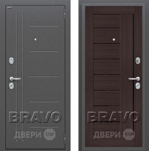 Входная металлическая Дверь Bravo Оптим Проф Венге в Красногорск