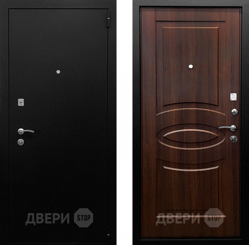Входная металлическая Дверь Ратибор Классик 3К Орех бренди в Красногорск