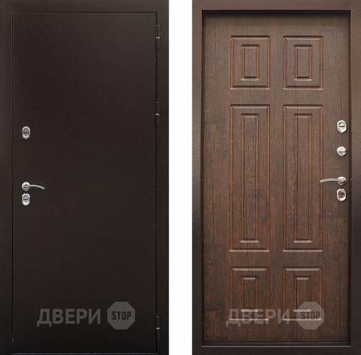 Входная металлическая Дверь Сибирь Термо-Maxi тиковое дерево в Красногорск