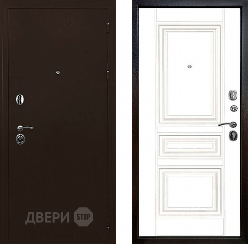 Входная металлическая Дверь Ратибор Рим 3К Белый матовый в Красногорск