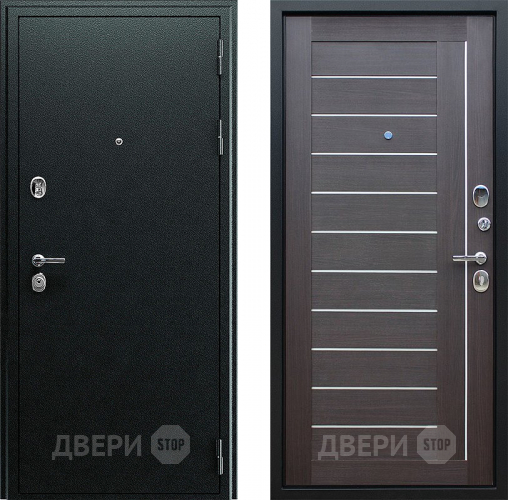 Входная металлическая Дверь АСД Соло Орех рифленый в Красногорск