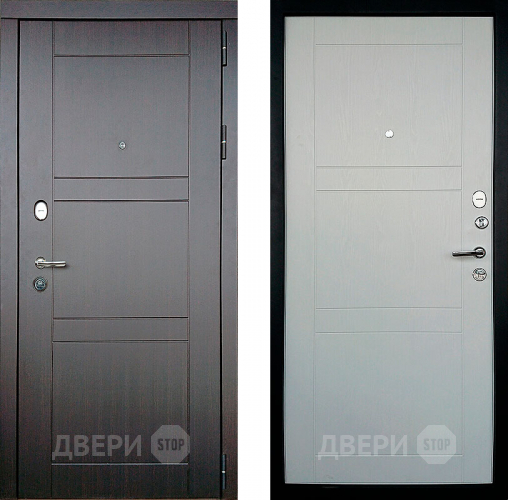 Входная металлическая Дверь Дверной Континент Тепло - Макс Белое дерево в Красногорск