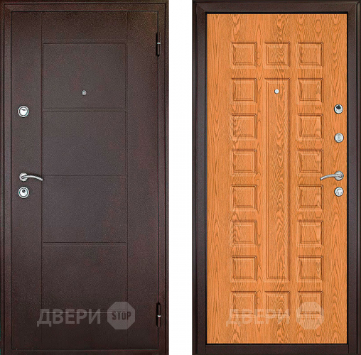 Входная металлическая Дверь Форпост Квадро Дуб золотой в Красногорск