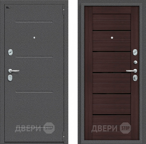 Входная металлическая Дверь Bravo Порта S-2 104/П22 Wenge Veralinga в Красногорск