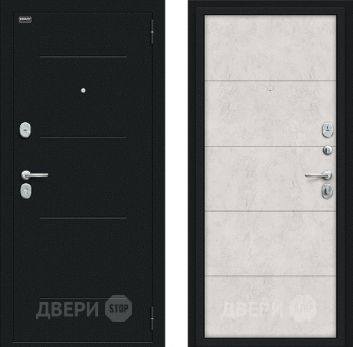 Входная металлическая Дверь Bravo Граффити-1 Букле черное/Look Art в Красногорск