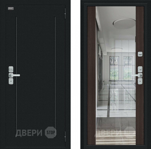 Дверь Bravo Глори Букле черное/Wenge Veralinga в Красногорск