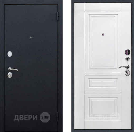Дверь Локо 3к антик серебро/ белое дерево в Красногорск