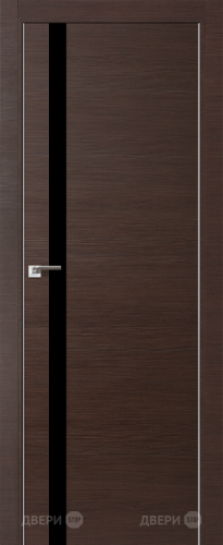 Межкомнатная дверь ProfilDoors 6Z венге кроскут (черный лак) в Красногорск