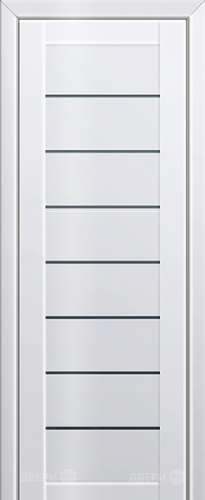 Межкомнатная дверь ProfilDoors 71L белый люкс (графит) в Красногорск