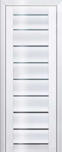 Межкомнатная дверь ProfilDoors 76L белый люкс (графит) в Красногорск