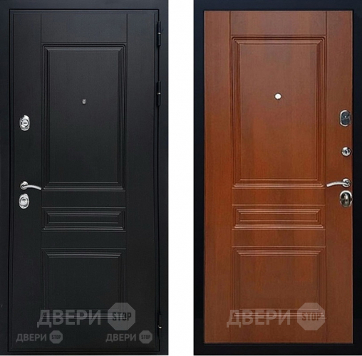 Входная металлическая Дверь Геркон (Gercon) Лондон панель МДФ Итальянский орех в Красногорск
