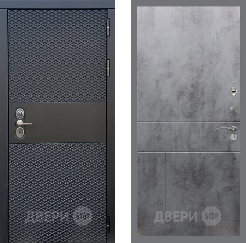 Дверь Стоп БЛЭК CISA ФЛ-290 Бетон темный в Красногорск