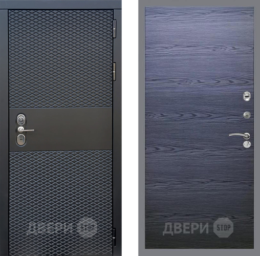 Дверь Стоп БЛЭК CISA Гладкая Дуб тангенальный черный в Красногорск
