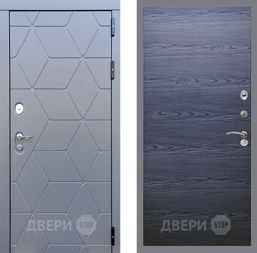 Дверь Стоп КОСМО Гладкая Дуб тангенальный черный в Красногорск