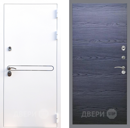 Дверь Стоп Лайн Вайт Гладкая Дуб тангенальный черный в Красногорск