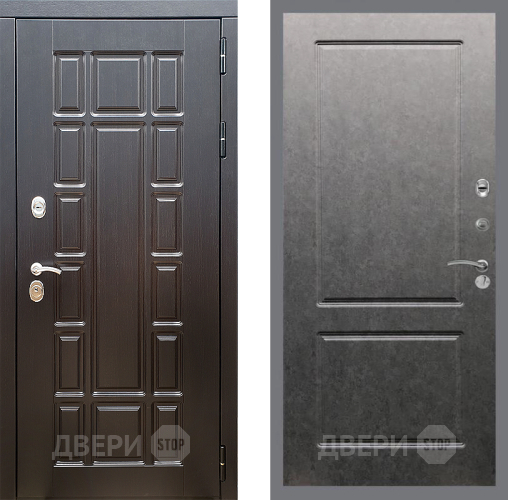 Входная металлическая Дверь Стоп НЬЮ ЙОРК ФЛ-117 Штукатурка графит в Красногорск