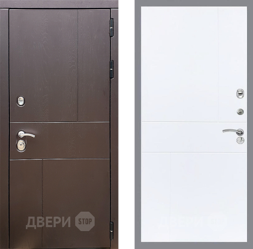 Дверь Стоп УРБАН ФЛ-290 Силк Сноу в Красногорск