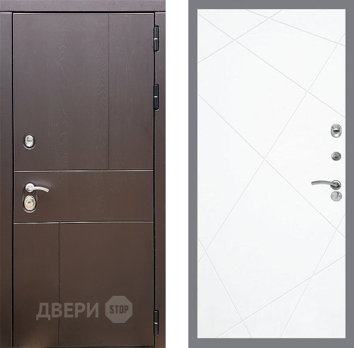 Входная металлическая Дверь Стоп УРБАН ФЛ-291 Силк Сноу в Красногорск
