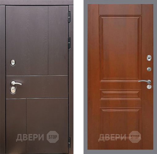 Входная металлическая Дверь Стоп УРБАН ФЛ-243 Итальянский орех в Красногорск