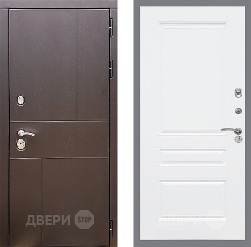 Входная металлическая Дверь Стоп УРБАН ФЛ-243 Силк Сноу в Красногорск