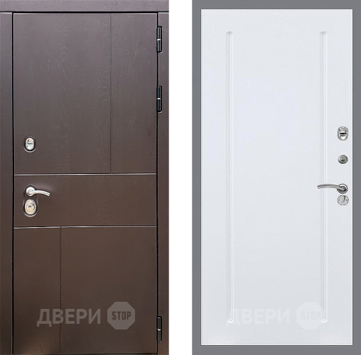 Дверь Стоп УРБАН ФЛ-68 Силк Сноу в Красногорск
