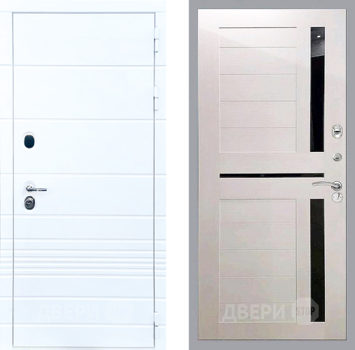 Входная металлическая Дверь Стоп ТРЕНДО СБ-18 Лиственница беж в Красногорск