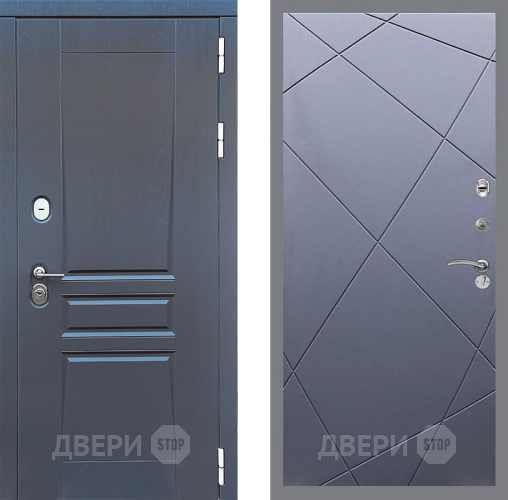 Входная металлическая Дверь Стоп ПЛАТИНУМ ФЛ-291 Силк титан в Красногорск