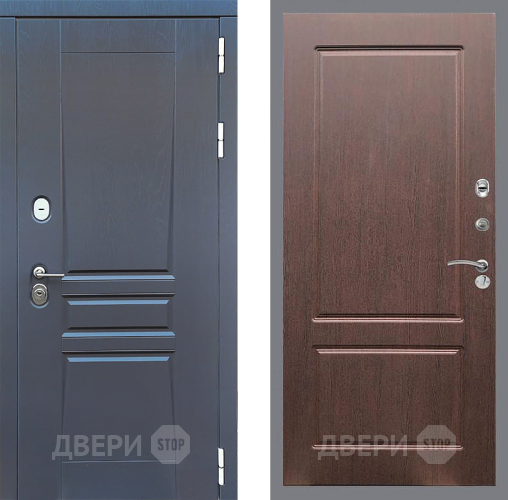 Входная металлическая Дверь Стоп ПЛАТИНУМ ФЛ-117 Орех премиум в Красногорск