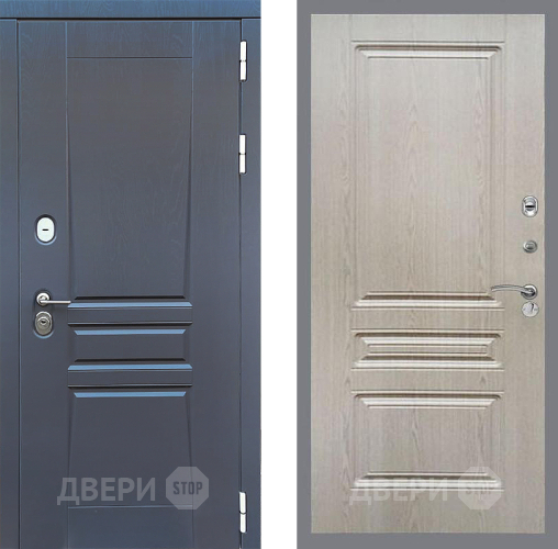 Входная металлическая Дверь Стоп ПЛАТИНУМ ФЛ-243 Беленый дуб в Красногорск