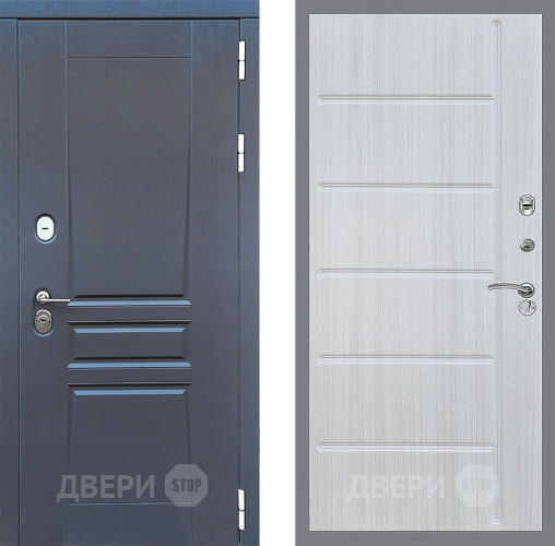 Входная металлическая Дверь Стоп ПЛАТИНУМ ФЛ-102 Сандал белый в Красногорск