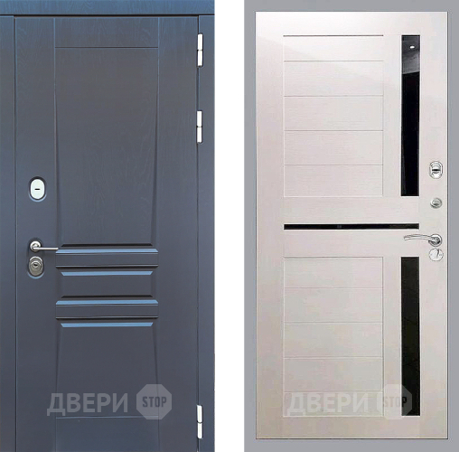 Входная металлическая Дверь Стоп ПЛАТИНУМ СБ-18 Лиственница беж в Красногорск