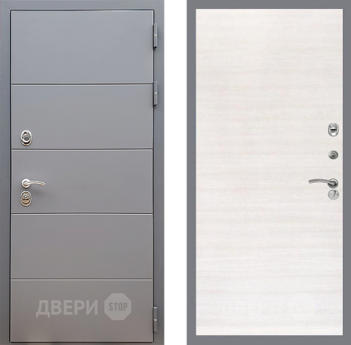 Дверь Стоп АРТ ГРАФИТ Гладкая Акация светлая в Красногорск