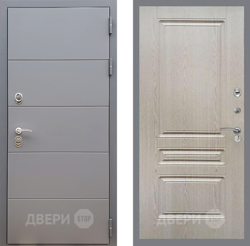 Дверь Стоп АРТ ГРАФИТ ФЛ-243 Беленый дуб в Красногорск