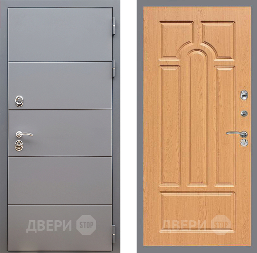 Дверь Стоп АРТ ГРАФИТ ФЛ-58 Дуб в Красногорск