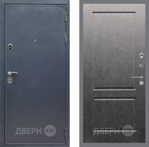 Входная металлическая Дверь Стоп СИЛЬВЕР ФЛ-117 Штукатурка графит в Красногорск