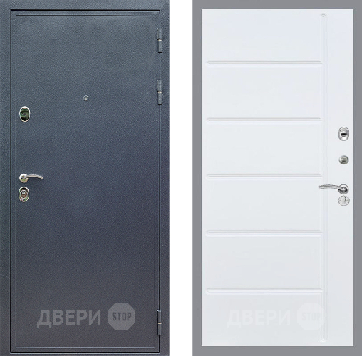 Входная металлическая Дверь Стоп СИЛЬВЕР ФЛ-102 Белый ясень в Красногорск