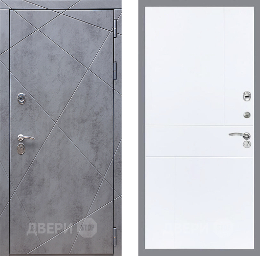 Дверь Стоп Лучи ФЛ-290 Силк Сноу в Красногорск