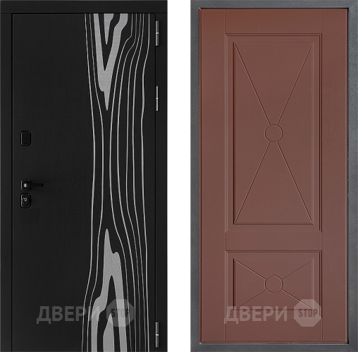 Дверь Дверной континент ДК-12 ФЛ-617 Ясень шоколадный в Красногорск