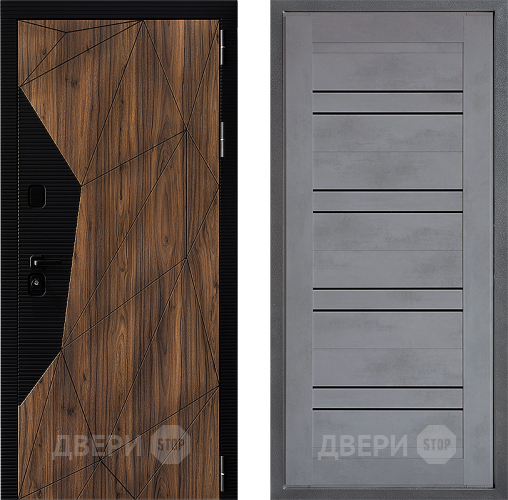 Дверь Дверной континент ДК-11 ФЛ-49 Бетон серый в Красногорск