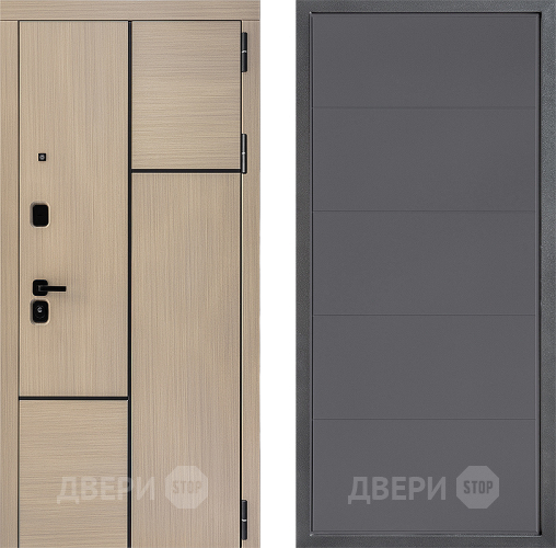 Входная металлическая Дверь Дверной континент ДК-14 ФЛ-649 Графит софт в Красногорск