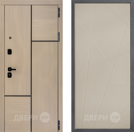 Входная металлическая Дверь Дверной континент ДК-14 ФЛ-655 Капучино в Красногорск