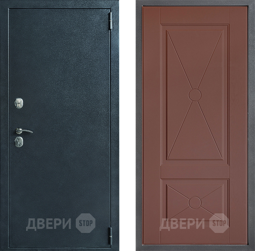 Входная металлическая Дверь Дверной континент ДК-70 Дизайн ФЛ-617 Ясень шоколадный в Красногорск