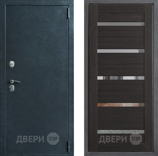 Входная металлическая Дверь Дверной континент ДК-70 Дизайн ФЛ-47 Венге в Красногорск