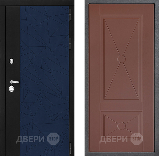 Дверь Дверной континент ДК-9 ФЛ-617 Ясень шоколадный в Красногорск