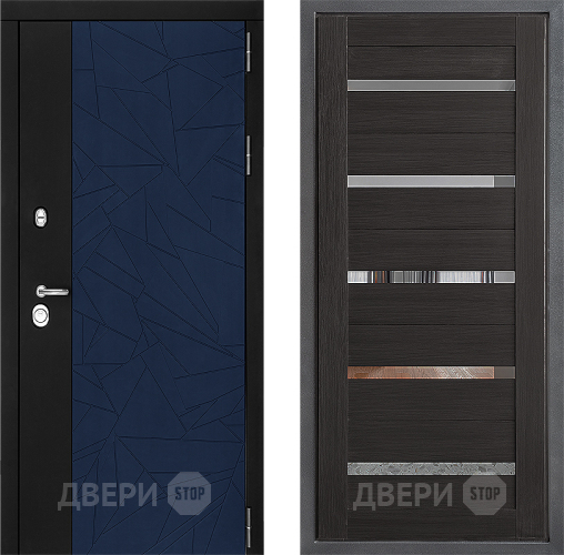 Входная металлическая Дверь Дверной континент ДК-9 ФЛ-47 Венге в Красногорск
