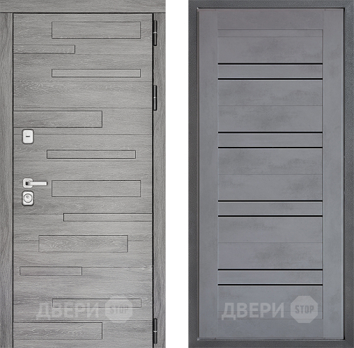 Дверь Дверной континент ДК-10 ФЛ-49 Бетон серый в Красногорск