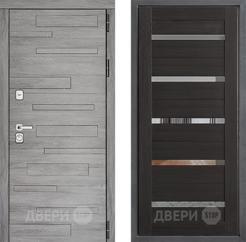 Входная металлическая Дверь Дверной континент ДК-10 ФЛ-47 Венге в Красногорск