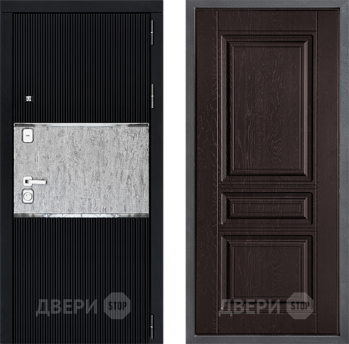 Входная металлическая Дверь Дверной континент ДК-13 ФЛ-243 Дуб шоколадный в Красногорск